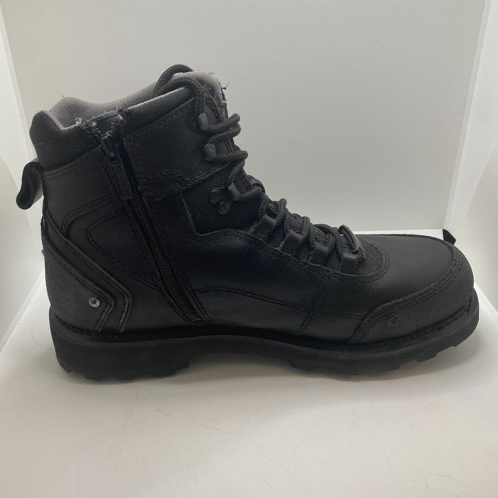 Harley Davidson Mens Downshift Black Oil Resistant Motorcycle Boots Size US 12